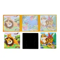 Книжка-деревяшка пазл "Животные" Книжка-деревяшка пазл "Животные"