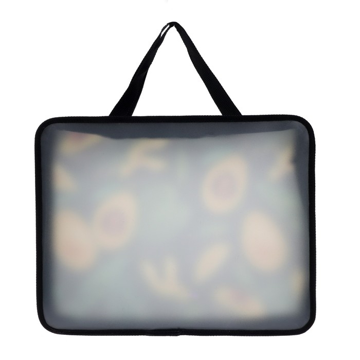 Папка с ручками А4, 330 х 260 х 75 мм, пластиковая, ручки-тесьма, Calligrata  Папка с ручками А4, 330 х 260 х 75 мм, пластиковая, ручки-тесьма, Calligrata "Авокадо"