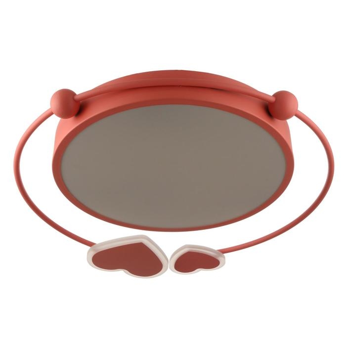 Светильник с ПДУ 1767/3 LED 50Вт 3000-6000К диммер розовый 48х54х6 см BayerLux