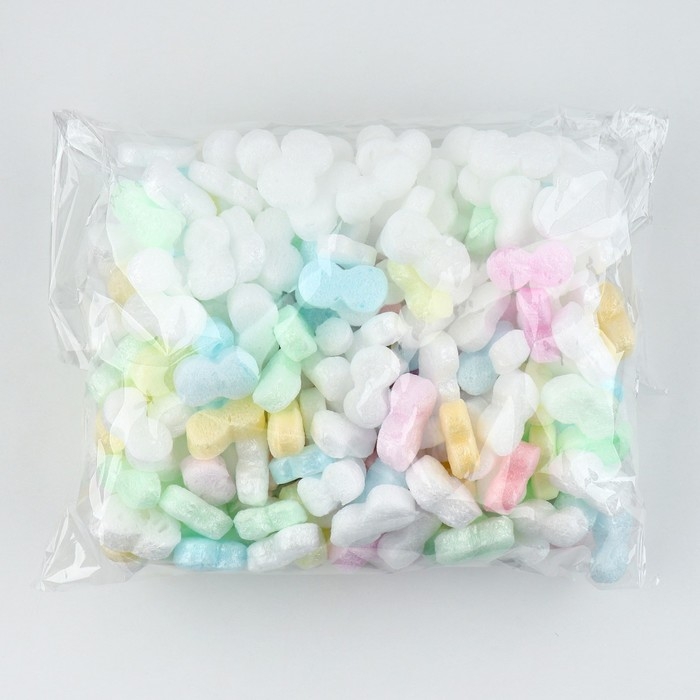 Наполнитель для подарков пенопластовый, упаковка, 50 гр Наполнитель для подарков пенопластовый, упаковка, 50 гр