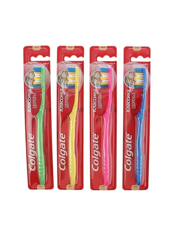 Зубная щётка Colgate &laquo;Классика здоровья&raquo;, мягкая