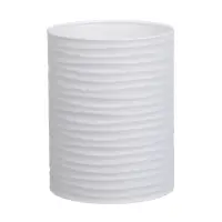 Стакан для ванной комнаты тм VETTA Тренто, пластик, PP, белый, 7,5х7,5х10см
