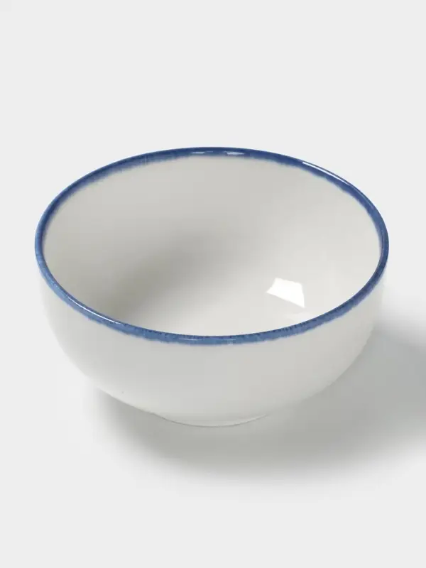 Салатник Magistro Blue Lagoon, 700 мл, 14.6&times;6.7 см, фарфор, белый