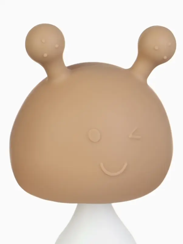 Прорезыватель силиконовый для зубов с погремушкой 3 в 1 M&B «Зайка», бежевый Прорезыватель силиконовый для зубов с погремушкой 3 в 1 M&B «Зайка», бежевый