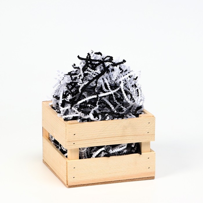 Наполнитель бумажный «Инь Янь», микс, бело-черный, 1000 г Наполнитель бумажный «Инь Янь», микс, бело-черный, 1000 г