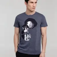 Футболка «Меламед. Nick Cave», темно-синий меланж, размер S