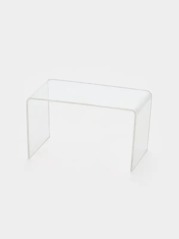 Подставка ступенька одинарная, 10.5&times;6&times;6 см, оргстекло 2 мм