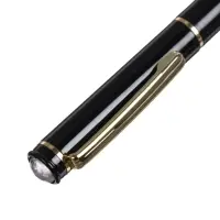 Ручка подарочная Calligrata &laquo;Классика&raquo;, шариковая, поворотная, в футляре кожзам, корпус чёрный с золотым