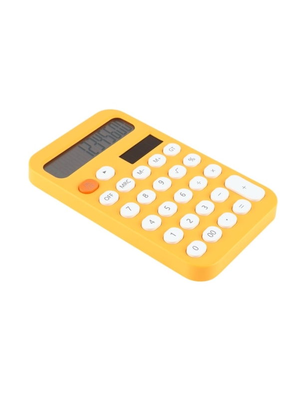 Калькулятор настольный 12-разрядный КК-968, желтый
