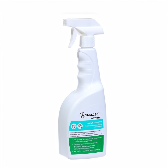 Бесспиртовой кожный антисептик Алмадез-Оптима, 750 мл Бесспиртовой кожный антисептик Алмадез-Оптима, 750 мл