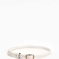 Ремень жен 03-01-01-01, Июнь2501, 1,8*0,3*110 см, без винта, пряж золото, 1 прокол, белый Ремень жен 03-01-01-01, Июнь2501, 1,8*0,3*110 см, без винта, пряж золото, 1 прокол, белый