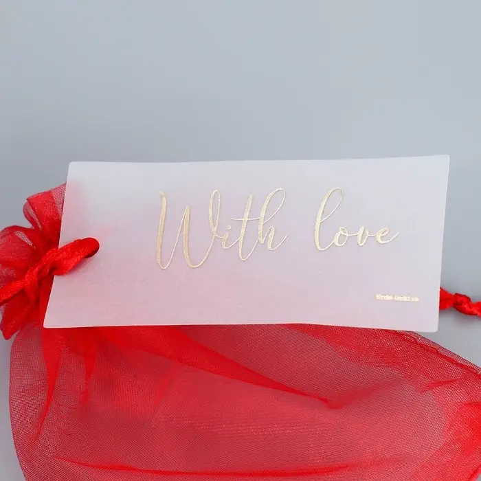 Мешочек подарочный органза бордовый &laquo;Бордо&raquo;, с шильдиком, 10 х 12 см +/- 1.5 см