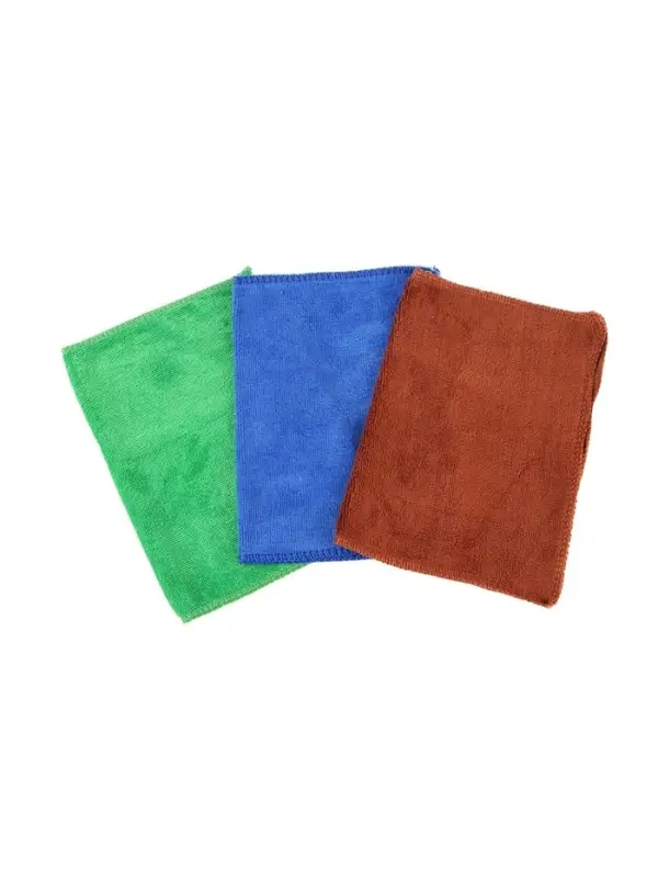 Тряпка для мытья автомобиля, Grand Caratt, микрофибра, 200 г/м&sup2;, 20&times;30 см, набор 3 шт.