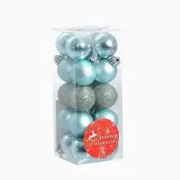 Ёлочные игрушки &laquo;Николь блеск&raquo;, шары новогодние, d=3 см, набор 20 шт., зелёный