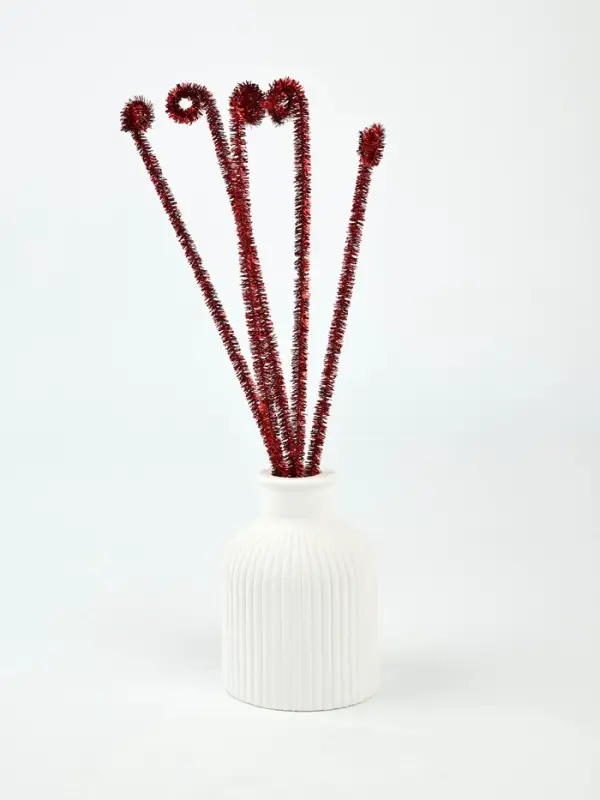 Синельная проволока &laquo;Блеск&raquo;, набор 50 шт., красная, 30 см