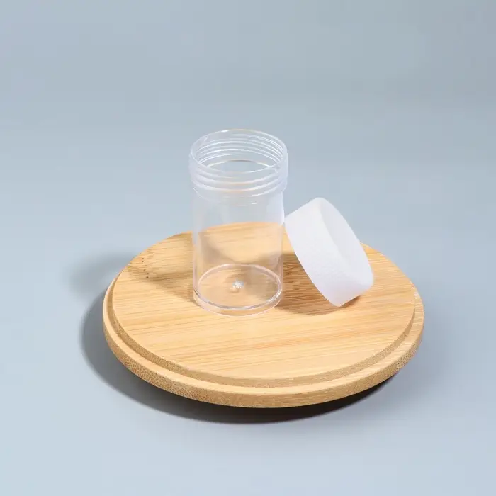 Баночка для хранения, 20 мл, белая, прозрачная Баночка для хранения, 20 мл, белая, прозрачная