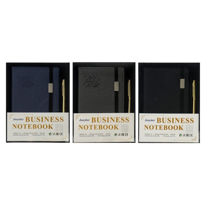 Ежедневник недатированный А5, 140 листов в клетку, обложка пвх, МИКС Ежедневник недатированный А5, 140 листов в клетку, обложка пвх, МИКС