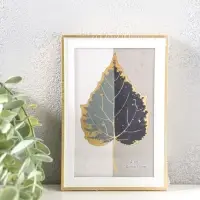 Фоторамка пластик 10х15 см "Современная классика" золото и белый 16х10,8х1,5 см