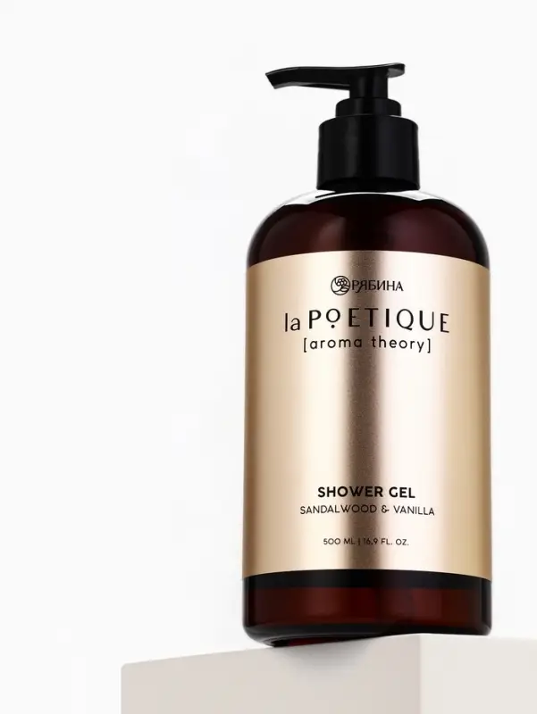 Гель для душа парфюмированный, аромат сандал и ваниль, 500 мл, laPOETIQUE