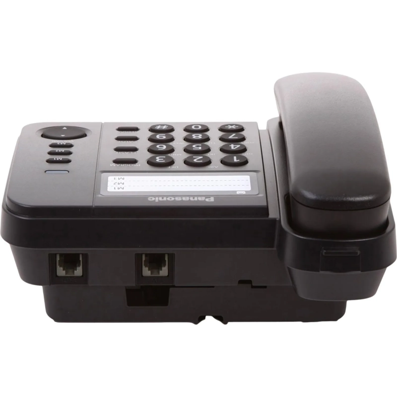 Телефон проводной Panasonic KX-TS2352RUB чер(KX-TS2352RUB)