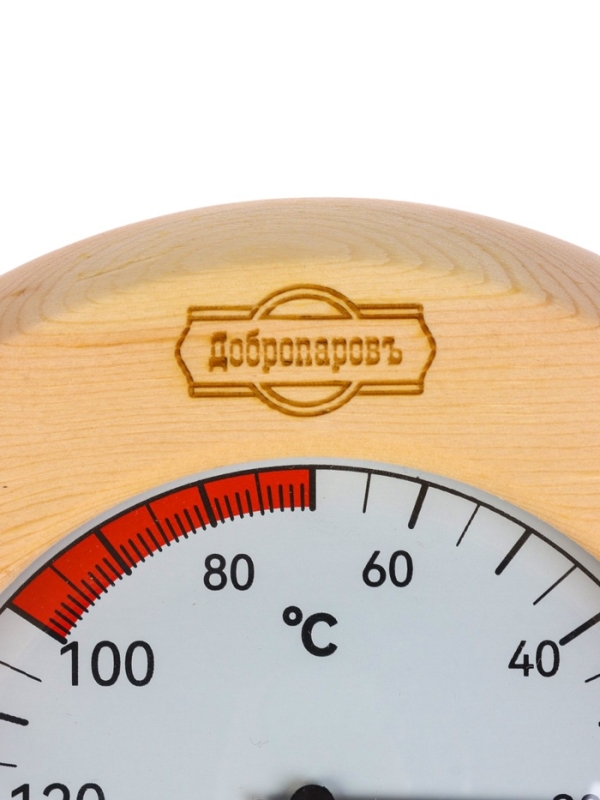 Термометр-гигрометр для бани и сауны, деревянный с корпусом из нержавеющей стали Термометр-гигрометр для бани и сауны, деревянный с корпусом из нержавеющей стали