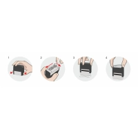Штамп самонаборный NEW Printer С20/3-Set  3 строк 14х38мм с 1 кассой черный