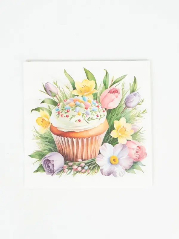 СФ Pero Prestige 33х33 "Весенний кекс" 3слоя 20л, 12 в тр. уп.