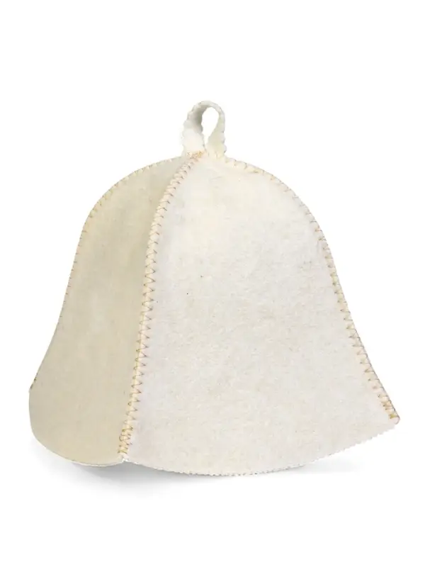 Набор банный 2 шапки Набор банный 2 шапки "Царский", белый