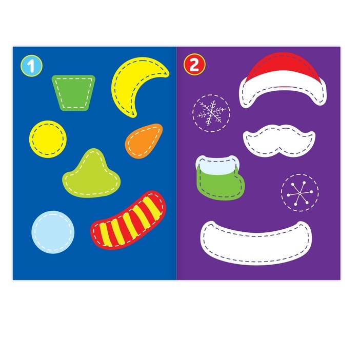 Набор аппликаций &laquo;Весело встретим Новый год&raquo;, 6 шт. по 20 стр.