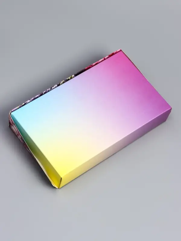 Коробка складная с окном &laquo;Цветы&raquo;, 20&times;12&times;4 см