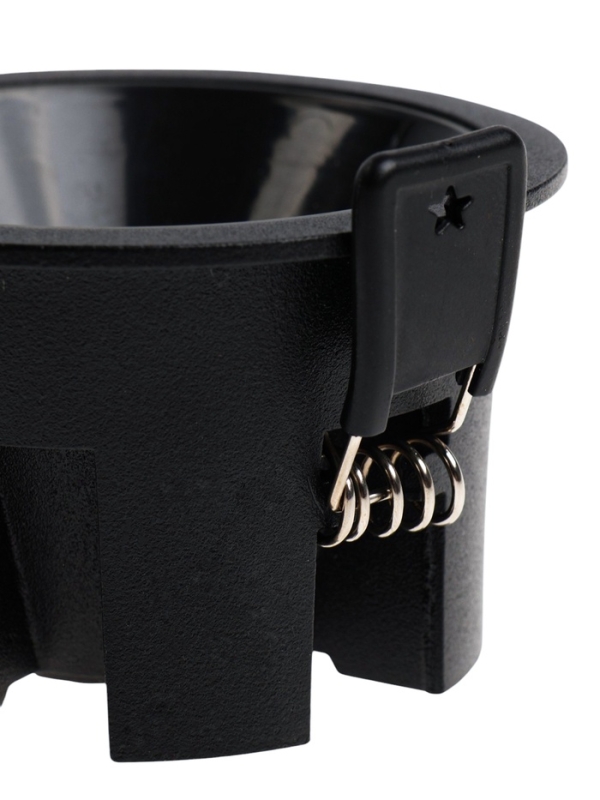 Светильник светодиодный встраиваемый, 12Вт, 4000К, с драйвером, D65, черный Светильник светодиодный встраиваемый, 12Вт, 4000К, с драйвером, D65, черный