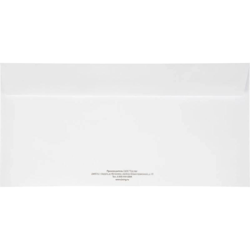 Конверт белый E65с трип 110х220 80г  80 гр 100шт/уп 10уп/кор