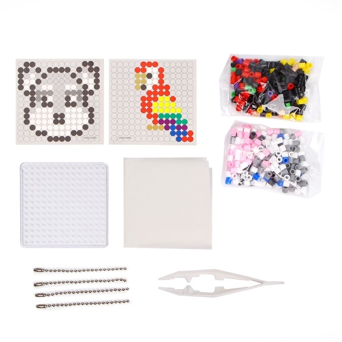 Термомозаика «Домашние питомцы» с пинцетом, брелоком Термомозаика «Домашние питомцы» с пинцетом, брелоком