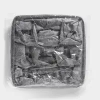 Органайзер для хранения белья Доляна Basket, 9 ячеек, 28&times;28&times;12 см, серый