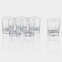 Набор стопок для водки Paşabah&ccedil;e Kosem, 60 мл, стекло, прозрачные, набор 6 шт.