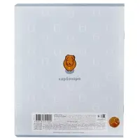 Тетрадь 12 листов в клетку &laquo;Я люблю Капибару&raquo;, обложка мелованный картон, блок 65 г/м&sup2;, 5 В МИКС