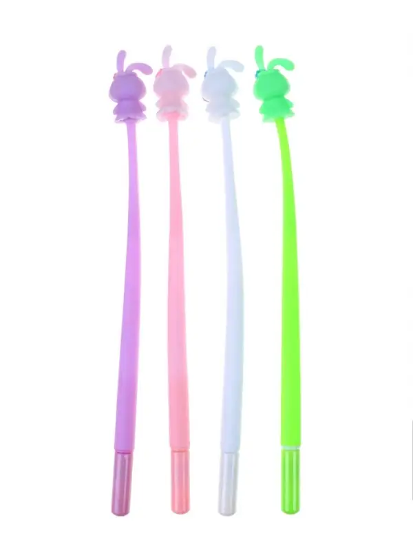 Ручка - прикол шариковая «Зайка», МИКС