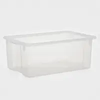 Контейнер для хранения Porter, 50 л, 66&times;42&times;26 см, с крышкой, прозрачный