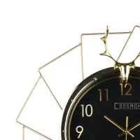 Часы настенные интерьерные &laquo;Олень&raquo;, бесшумные, плавный ход, 51&times;51 см, d=26 см, от батарейки 1хАА