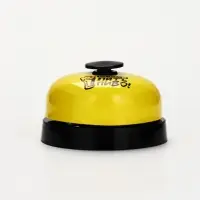 Звонок настольный "Время пить пиво", 7.2 х 4,8 см, желтый