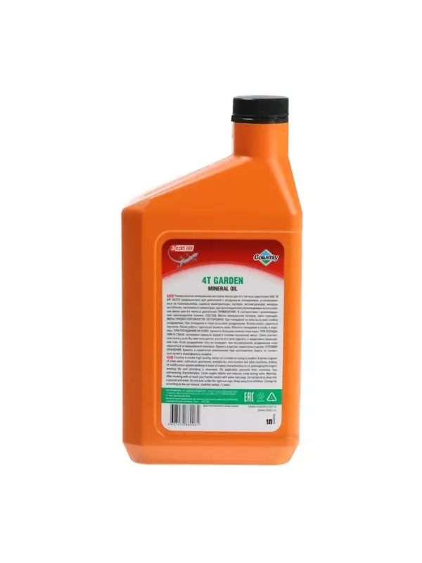 Масло четырехтактное Country минеральное SAE 30 SG/CD, 1 л