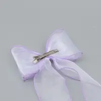 Бант для волос на заколке сиреневый, Холодное сердце Бант для волос на заколке сиреневый, Холодное сердце