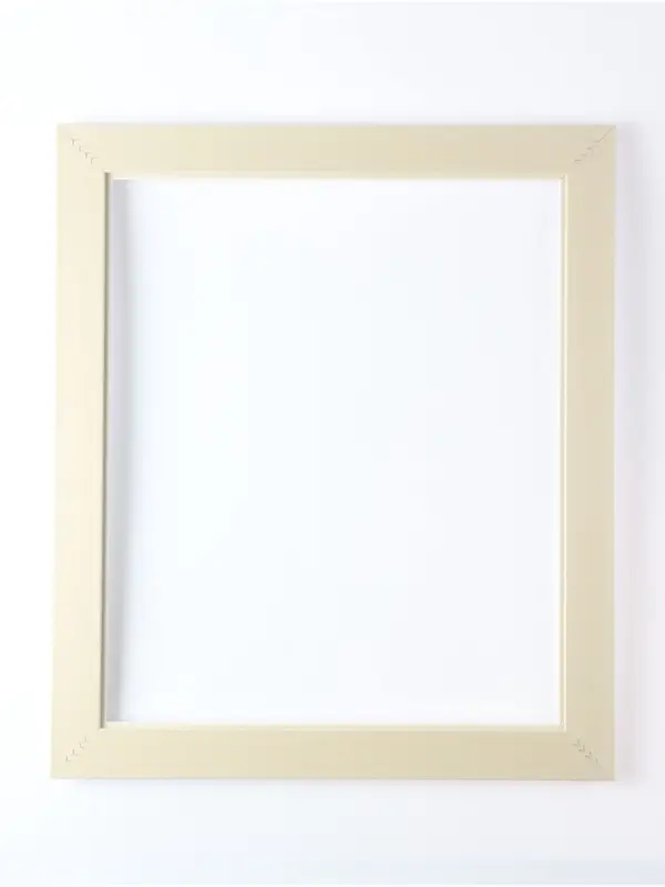 Рама для картин и зеркал Elegance de Lumi, пластик, 50&times;60 см, белая с серебром