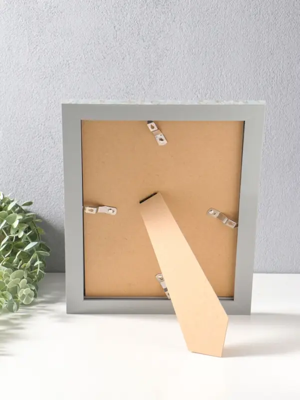 Фоторамка пластик формат А4 "Марокканская мозаика" оттенки голубого 35,7х27х2 см