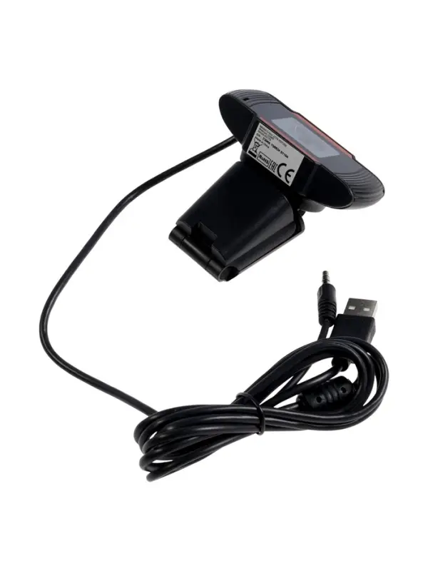 Веб-камера Defender G-lens 2579, 2 Мп, 1280&times;720, USB, jack 3.5, микрофон, 1.2 м, чёрная