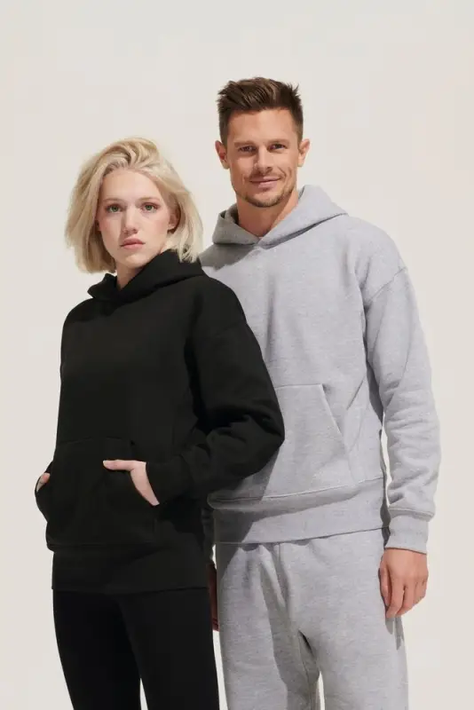 Худи оверсайз унисекс Origin, черное, размер XS Худи оверсайз унисекс Origin, черное, размер XS