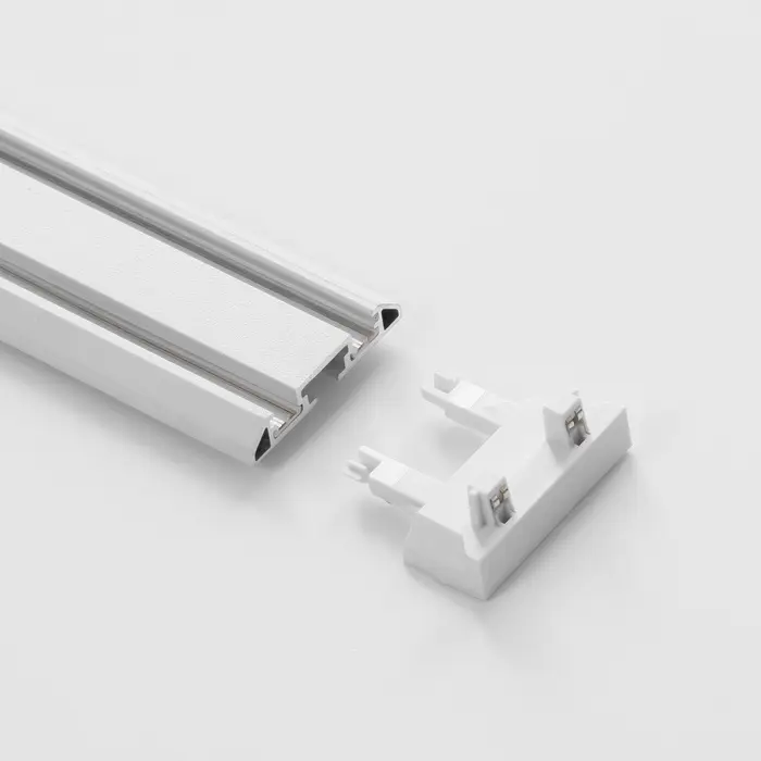 Коннектор стена-потолок SLIM г-образный, 4-жильный, белый, 0.7&times;4&times;2 см