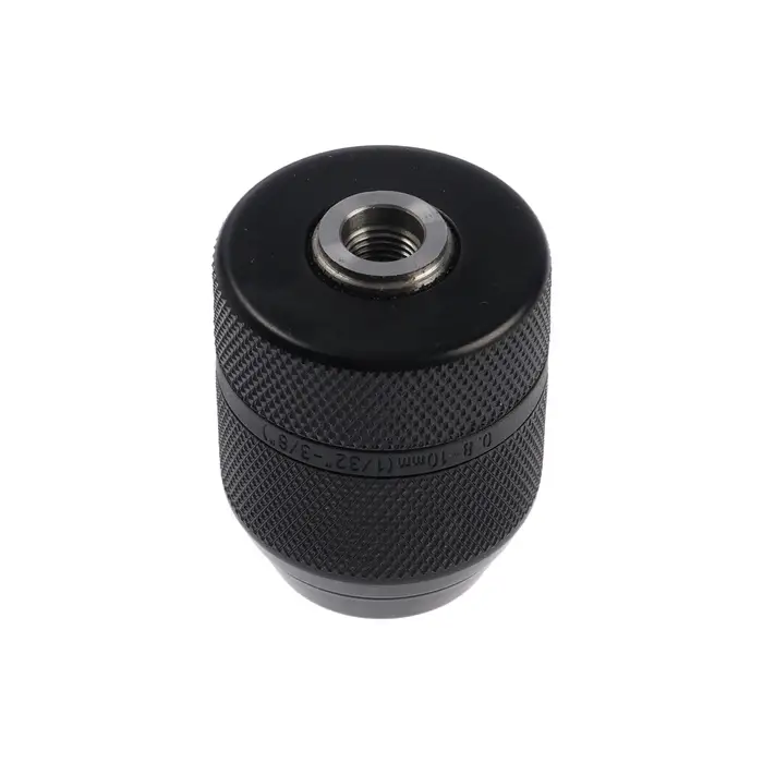 Патрон для дрели ТУНДРА, быстрозажимной, цельнометаллический, 3/8" - 24 UNF, 0.8 - 10 мм