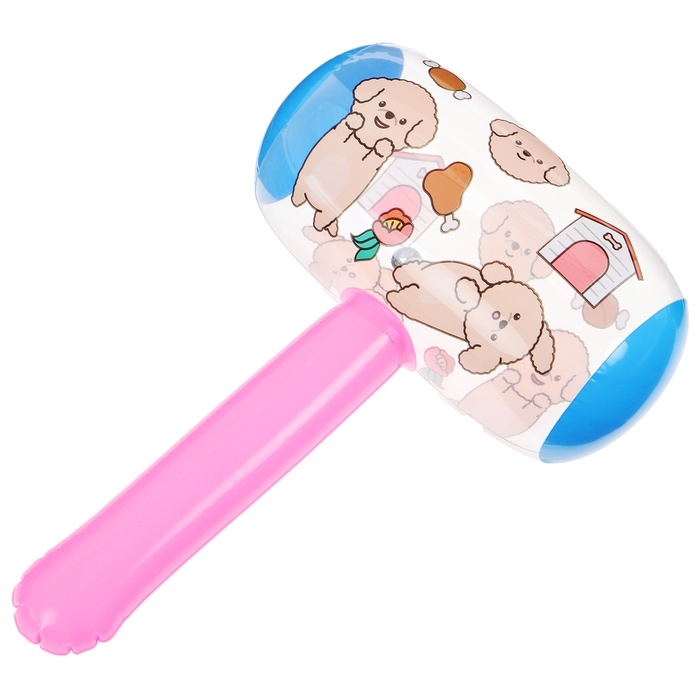 Игрушка надувная «Молоток», со звуком, 40 см, цвета МИКС Игрушка надувная «Молоток», со звуком, 40 см, цвета МИКС