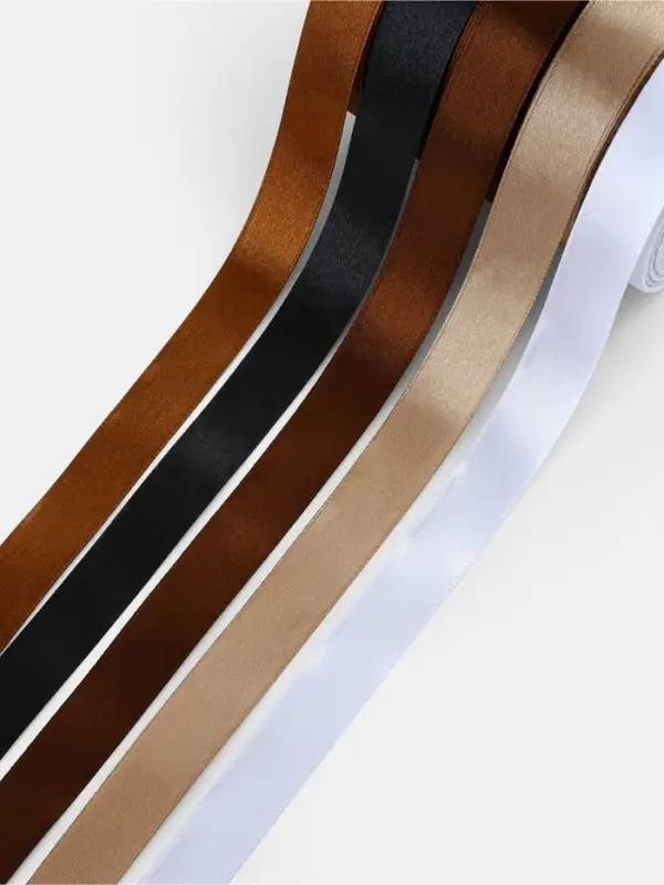 Атласная лента, набор 5 шт. &laquo;Уютный&raquo;, 20 мм, 23&plusmn;1 м